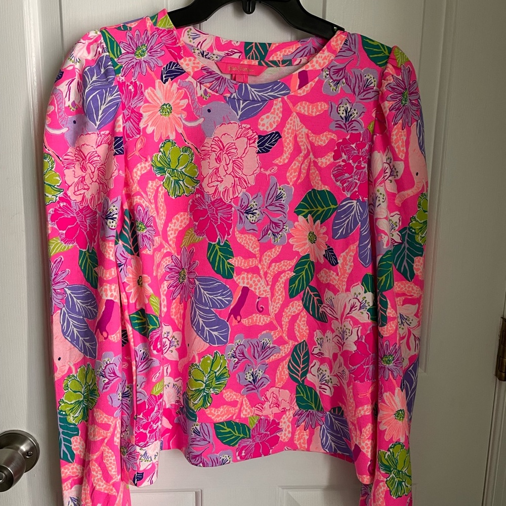 Lilly Pulitzer Jansen Sweatshirt Size Small